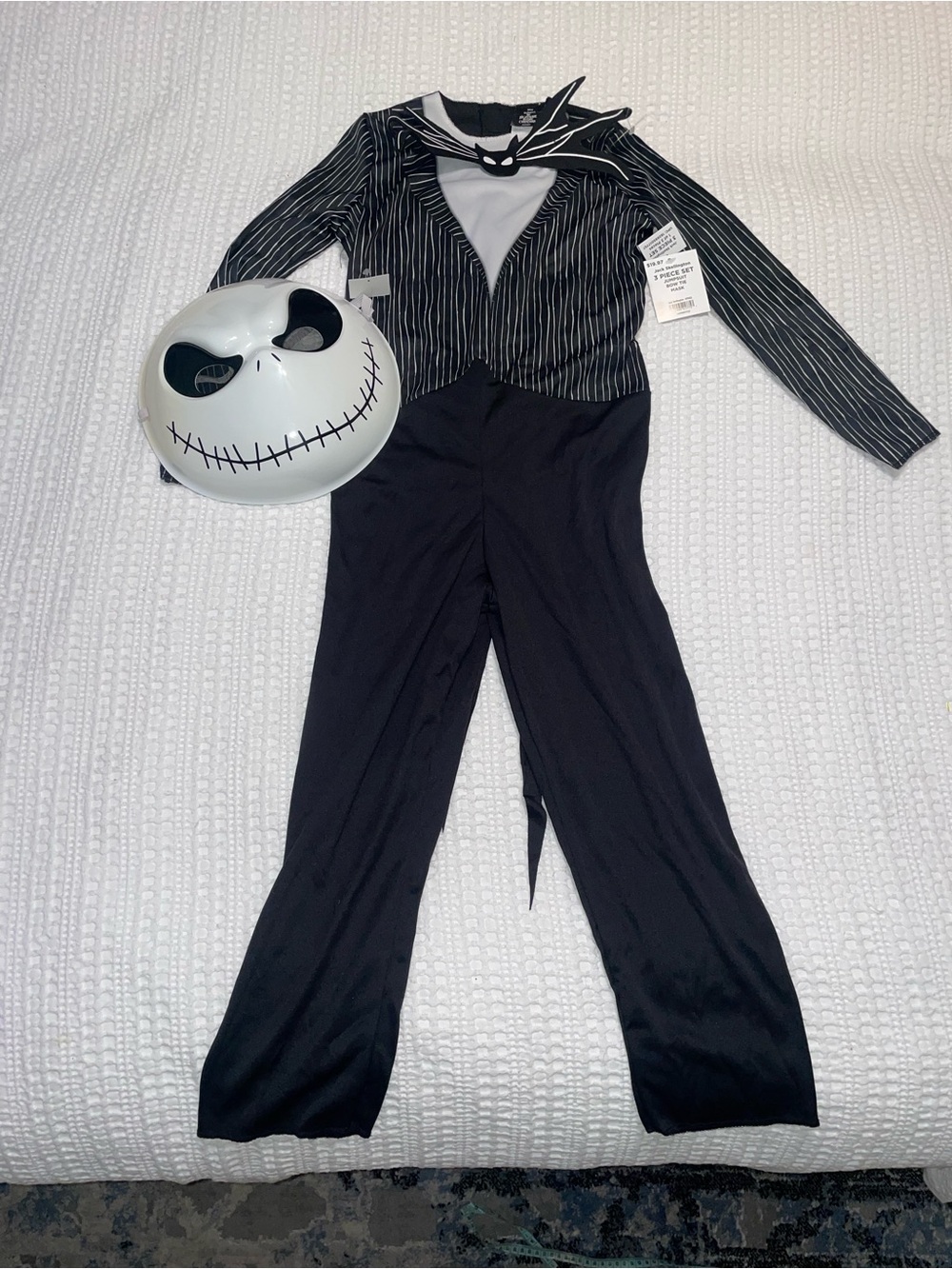 NEW Disney Jack Skellington Toddler Pinstripe Costume - Black & White age 4-6 yr